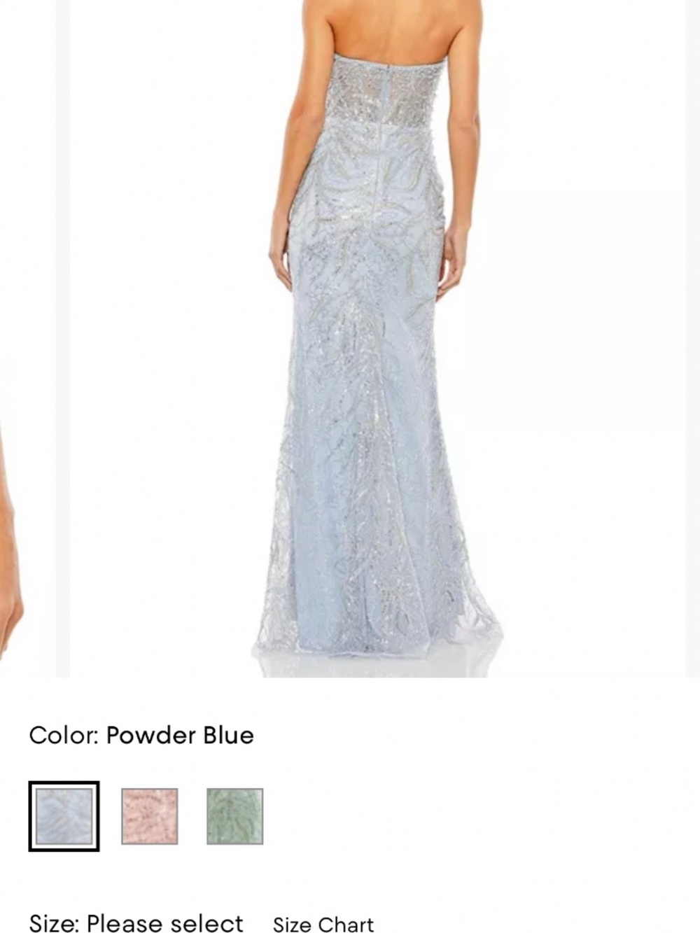Mac Duggal evening dress